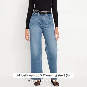 Curvy Extra High-Waisted Sky-Hi Wide-Leg Jeans